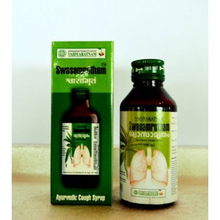 Vaidyaratnam Ayurvedic, Swasamrutham Cough Syrup, 100 ml